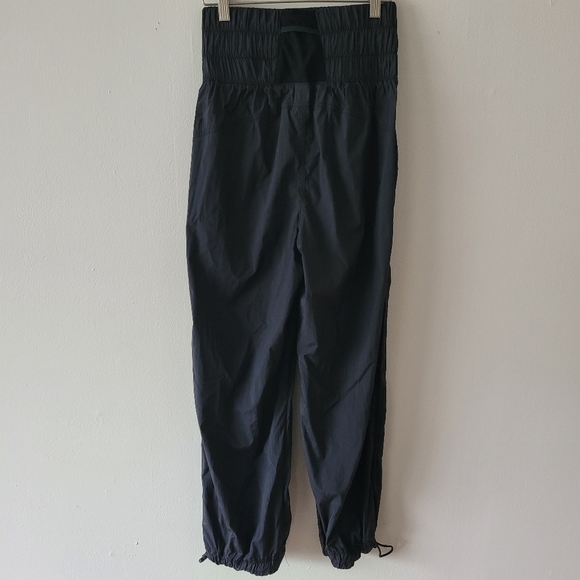 Free People The Noiseless Way Home Jogger Black Lightweight Zip Front Pockets XS - Picture 7 of 11